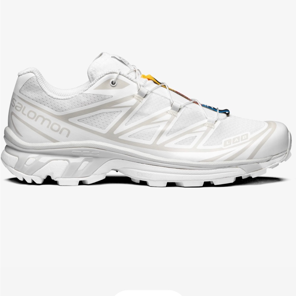 Salomon xt-6 white (worn 3x)